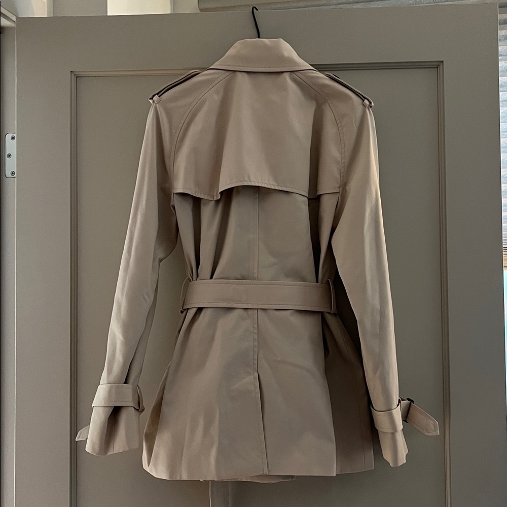 Coach | Solid short trench coat | Porcelain | Size S - Picture 3 of 15